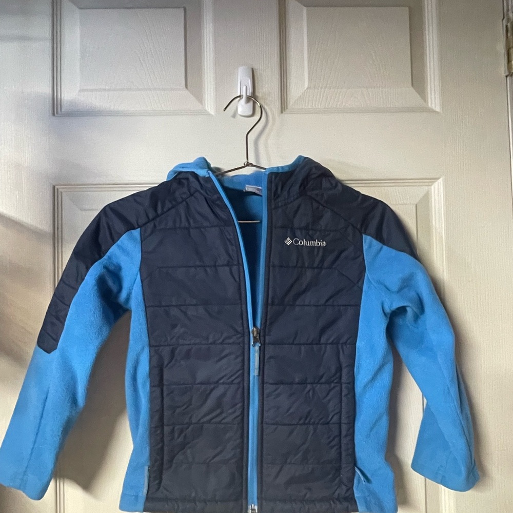 Columbia Blue Fleece-Lined Jacket